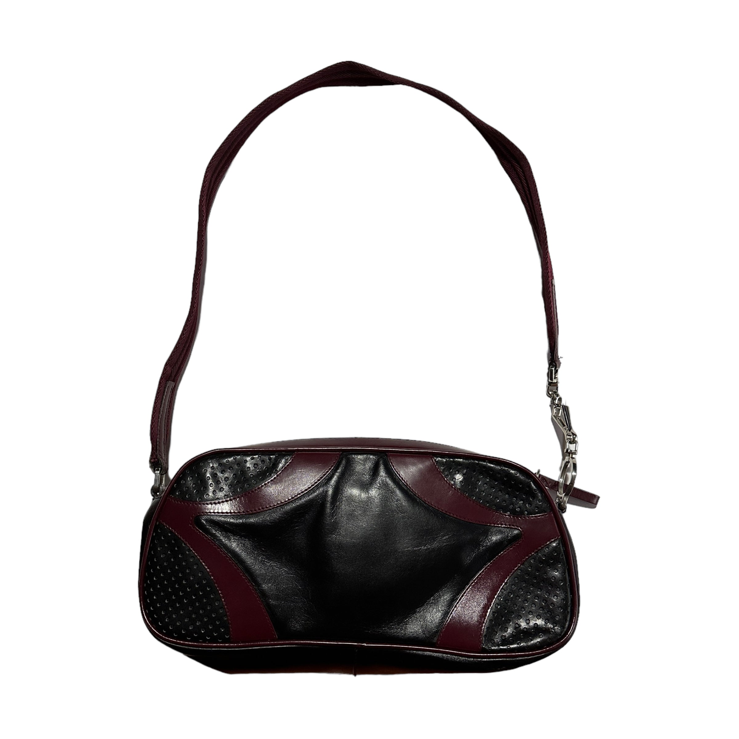 S S 2000 Prada Leather Bowling Bag