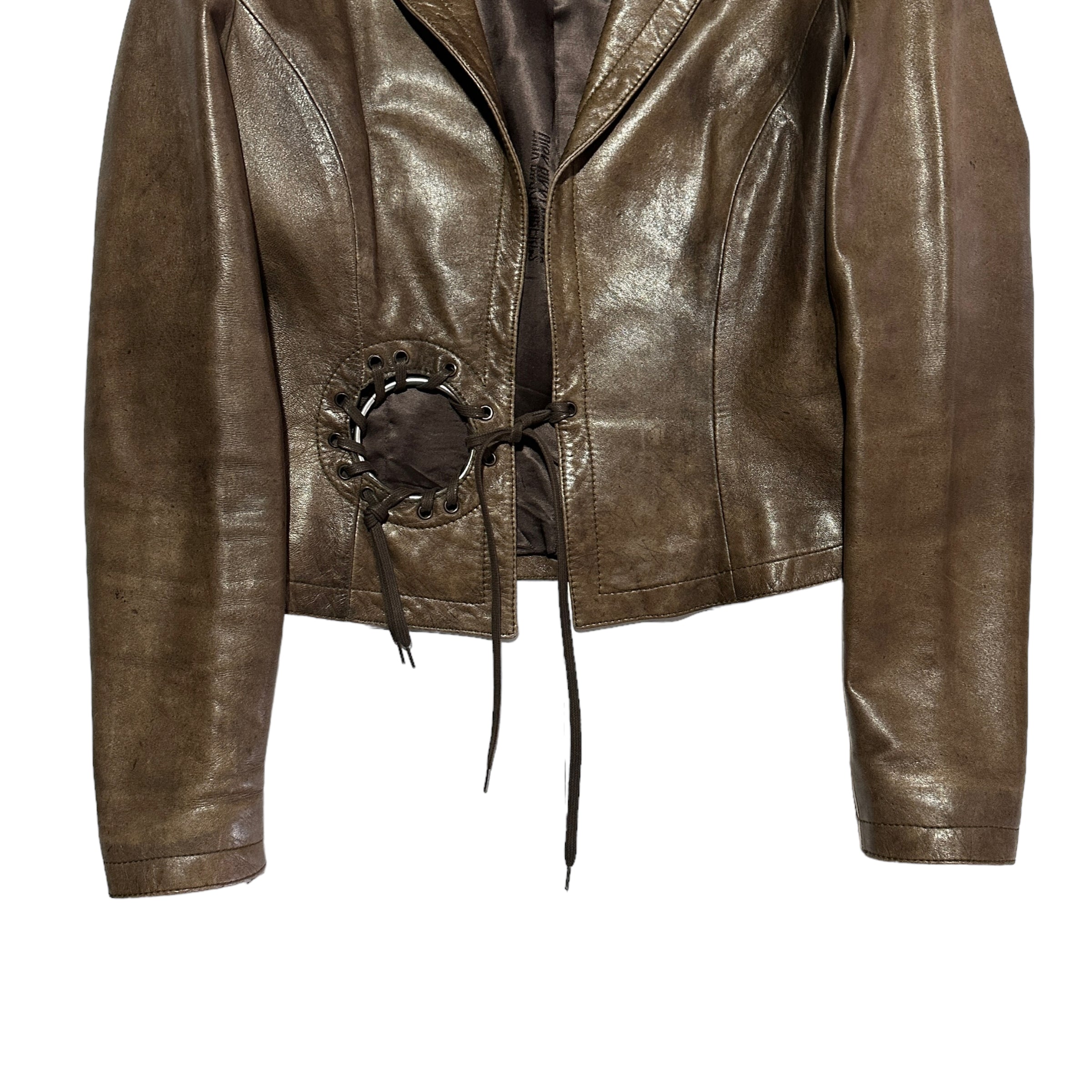 Bikkembergs hotsell leather jacket