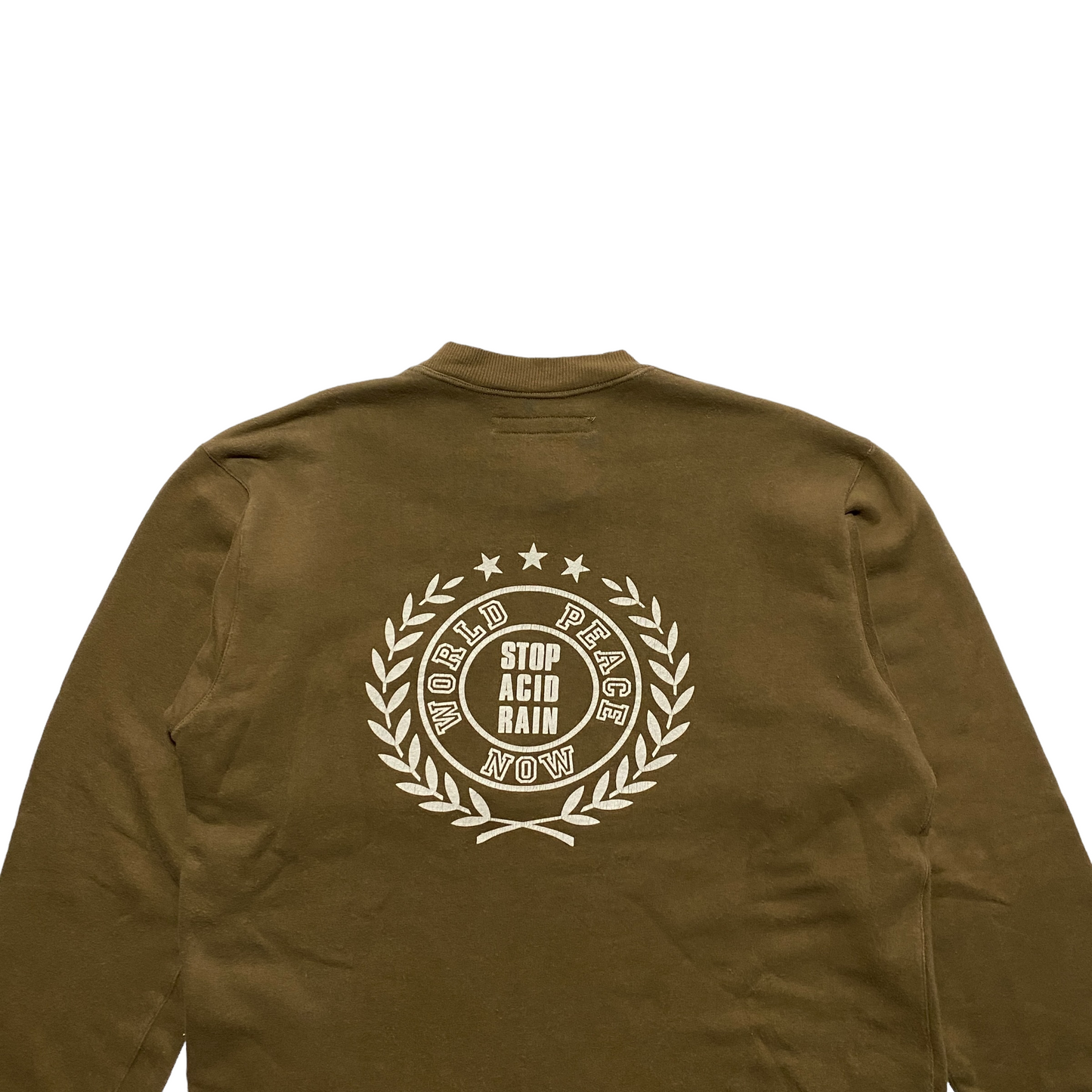 1980's ''WORLD PEACE NOW'' Sweatshirt (XL)
